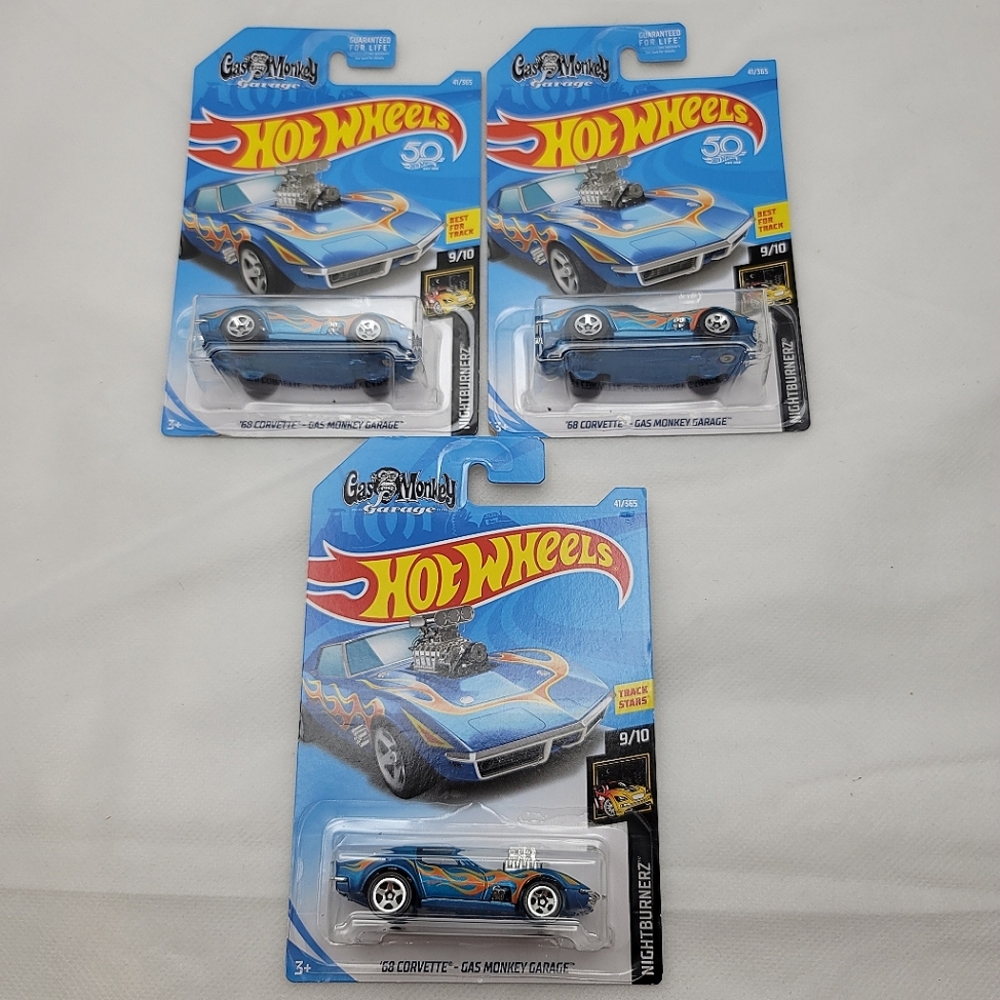 Hot Wheels 50th Anniversary '68 Corvette Gas Monkey Garage NIGHTBURNERZ